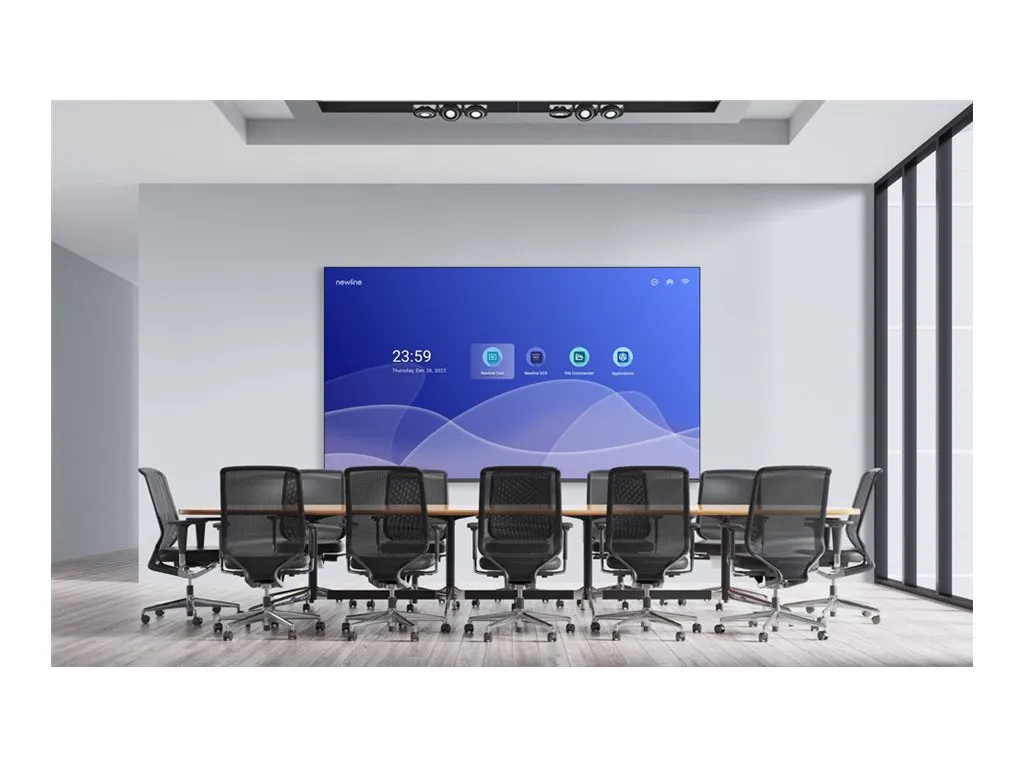 Newline STV-4324-PLUS - 43 Diagonal Class STV  Series LED-backlit LCD display - interactive digital signage - Android - 4K UHD