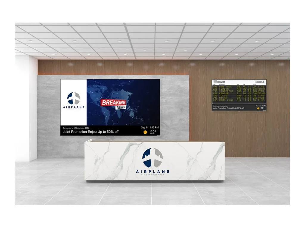 Newline STV-4324-PLUS - 43 Diagonal Class STV  Series LED-backlit LCD display - interactive digital signage - Android - 4K UHD