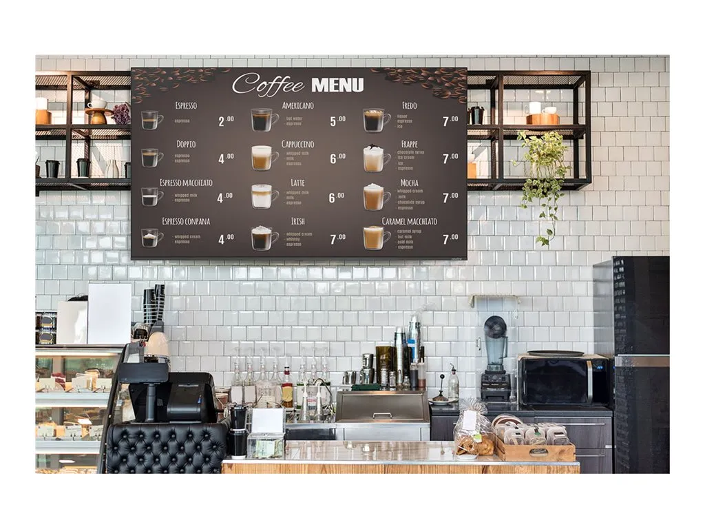 Newline STV-4324-PLUS - 43 Diagonal Class STV  Series LED-backlit LCD display - interactive digital signage - Android - 4K UHD