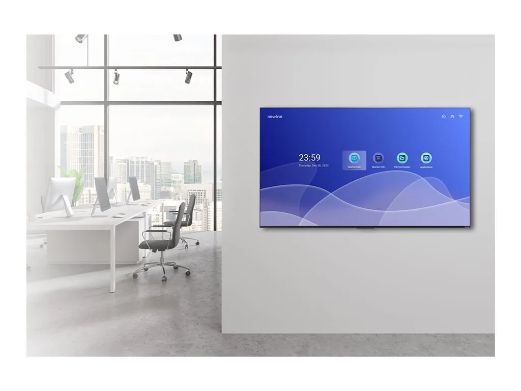 Newline STV-4324-PLUS - 43 Diagonal Class STV  Series LED-backlit LCD display - interactive digital signage - Android - 4K UHD