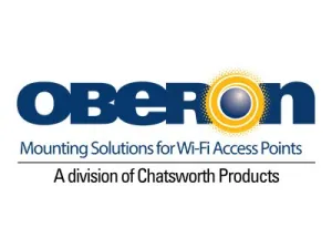 Oberon H-Plane - Network device mounting plate - right angle - wall mountable 1006-CW9166