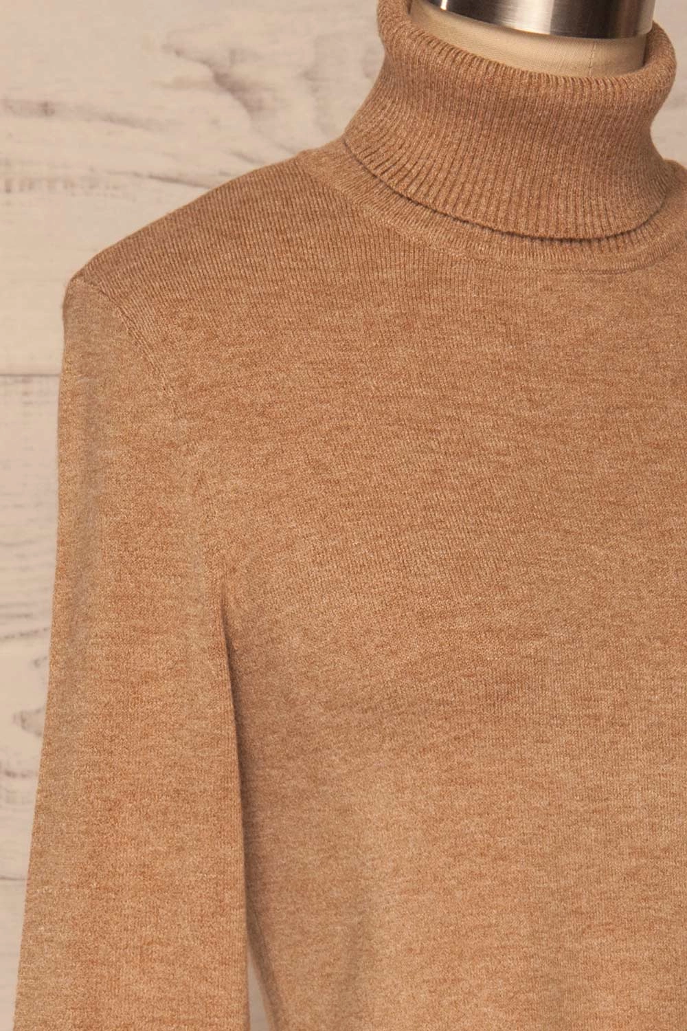 Orphne Camel | Beige Sweater Dress