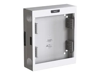 Ortronics - Cabinet (vertical) - compact edge, plexiglass door - wall mountable - white - 4U CECWM4RUPL-W