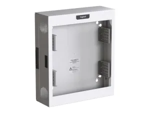 Ortronics - Cabinet (vertical) - compact edge, plexiglass door - wall mountable - white - 4U CECWM4RUPL-W