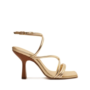 Phoeby Metallic Leather Sandal
