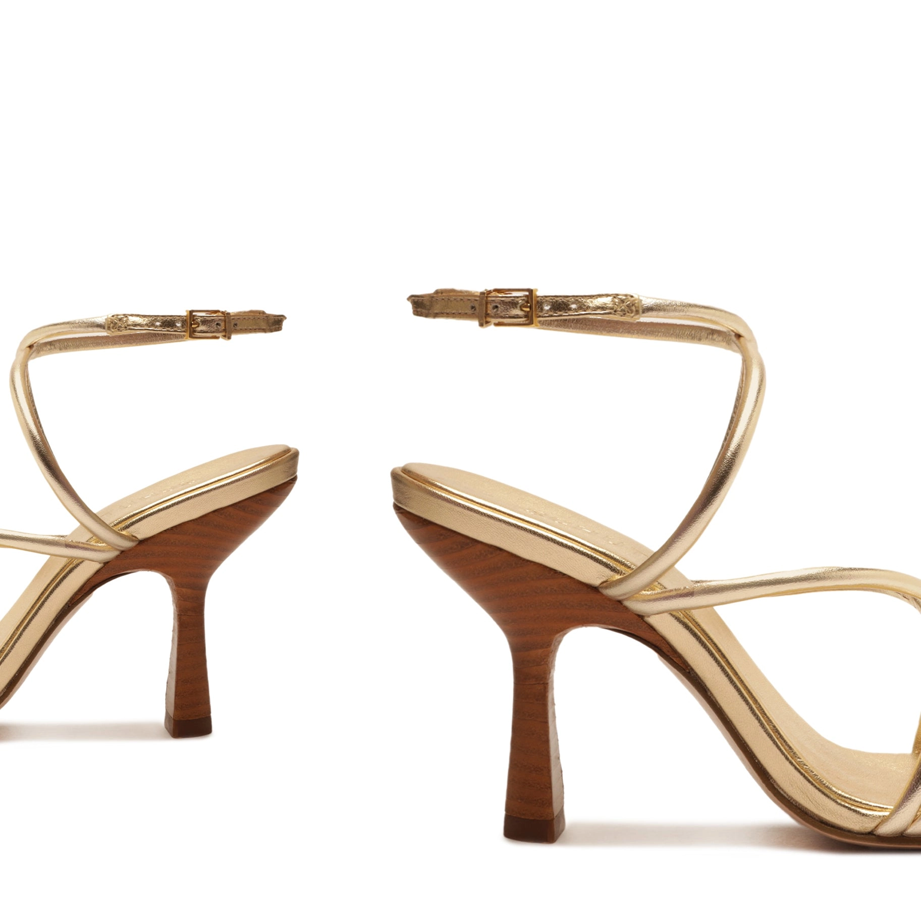 Phoeby Metallic Leather Sandal
