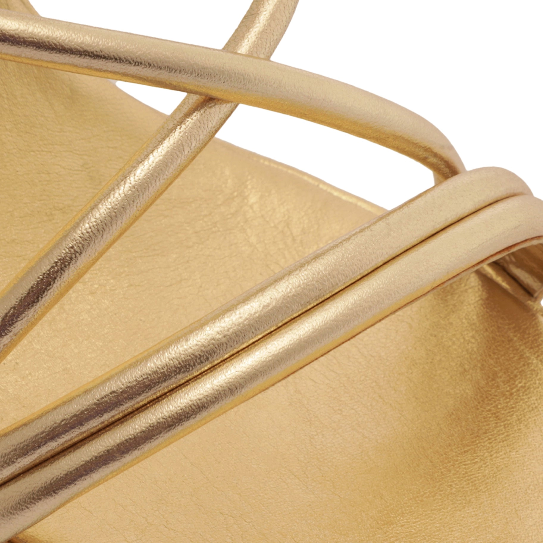 Phoeby Metallic Leather Sandal
