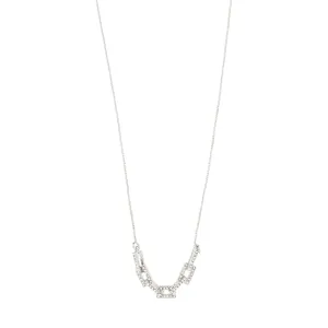 Pilgrim Coby Recycled Crystal Pendant Silver