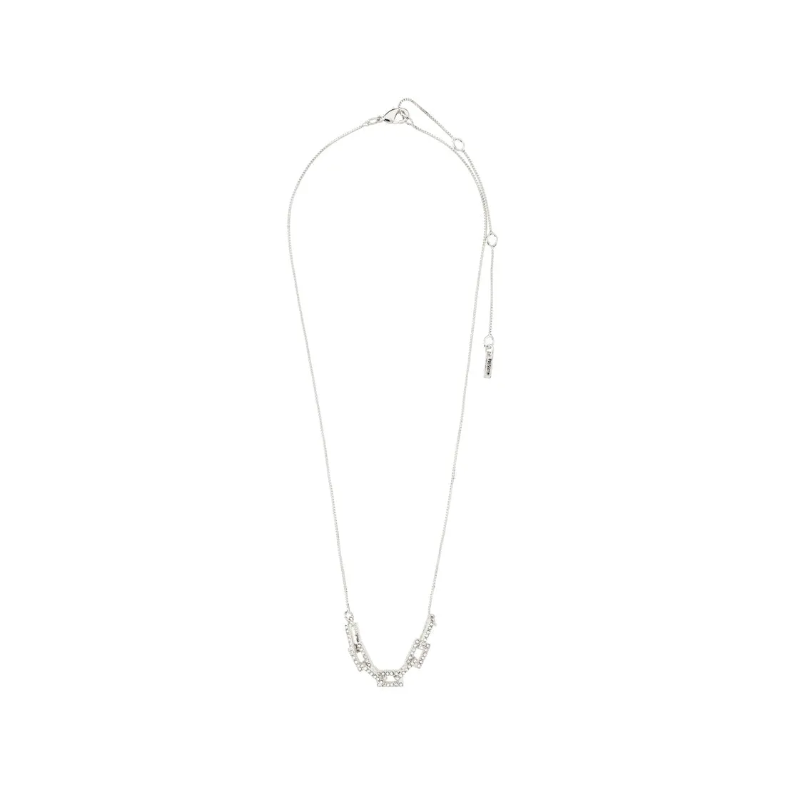 Pilgrim Coby Recycled Crystal Pendant Silver