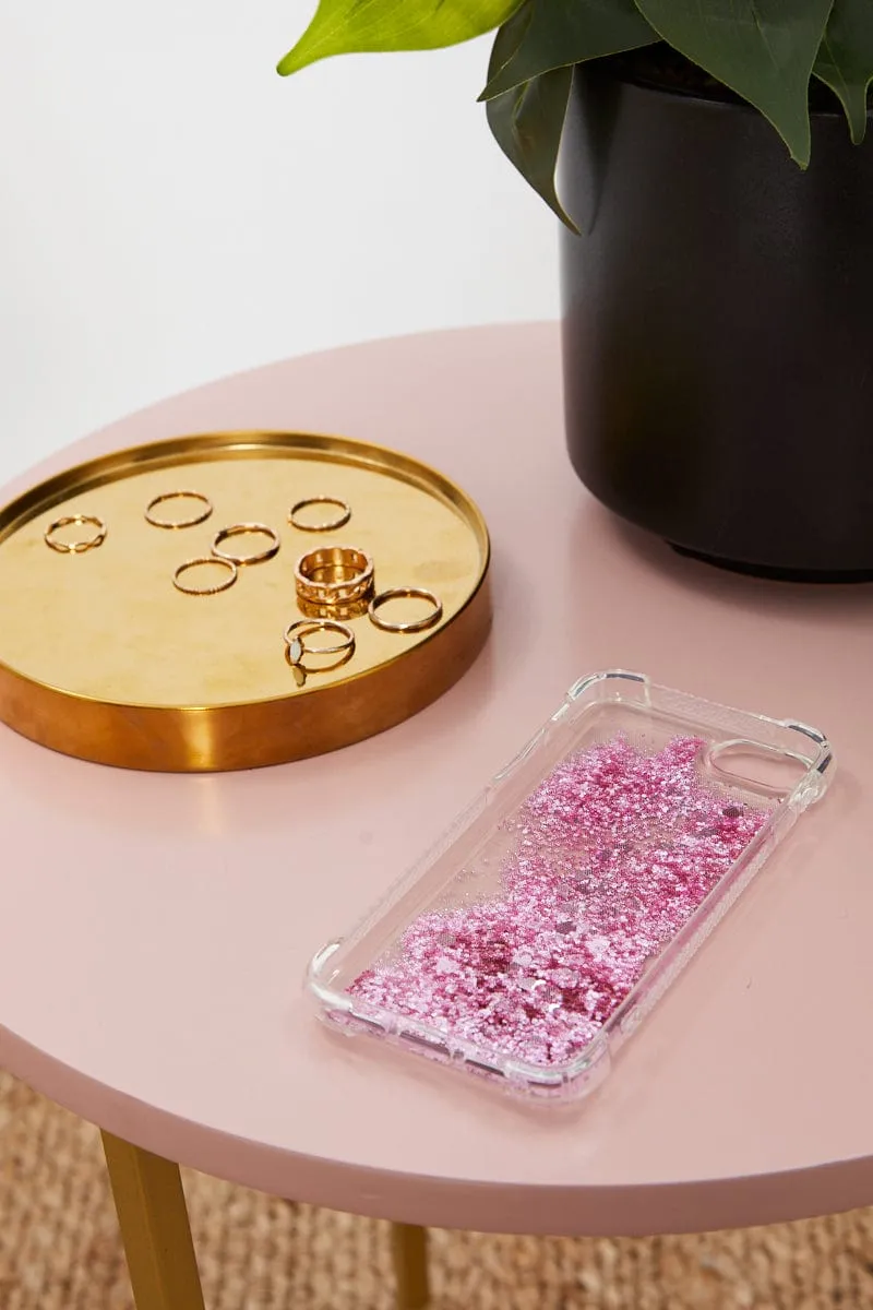 Pink Valentines Heart Phonecase For I-Phone 7 And 8