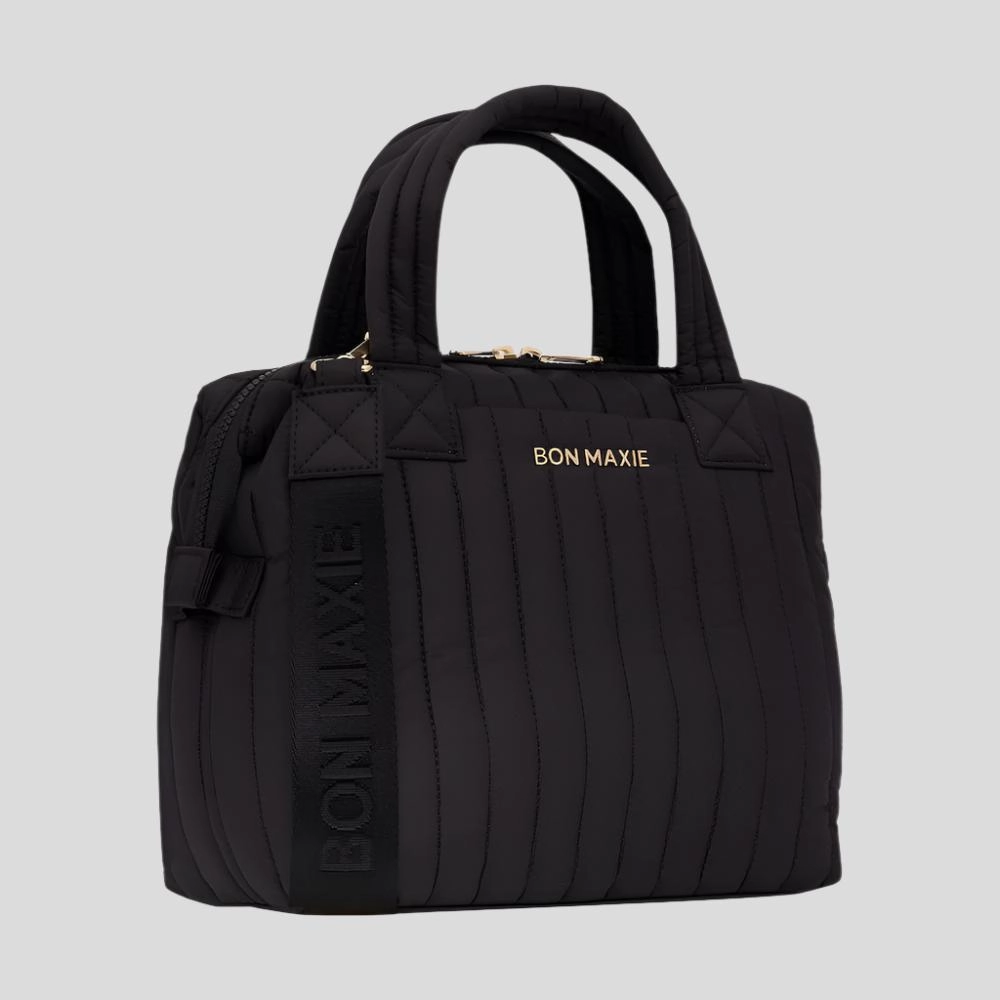 Puffy Pillow Crossbody Bag -- Black