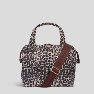 Puffy Pillow Crossbody Bag -- Leopard