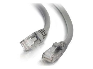 Quiktron Q Series - Patch cable - RJ-45 (M) to RJ-45 (M) - 3 ft - CAT 6a - booted, molded, snagless, stranded - gray 576-A00-003