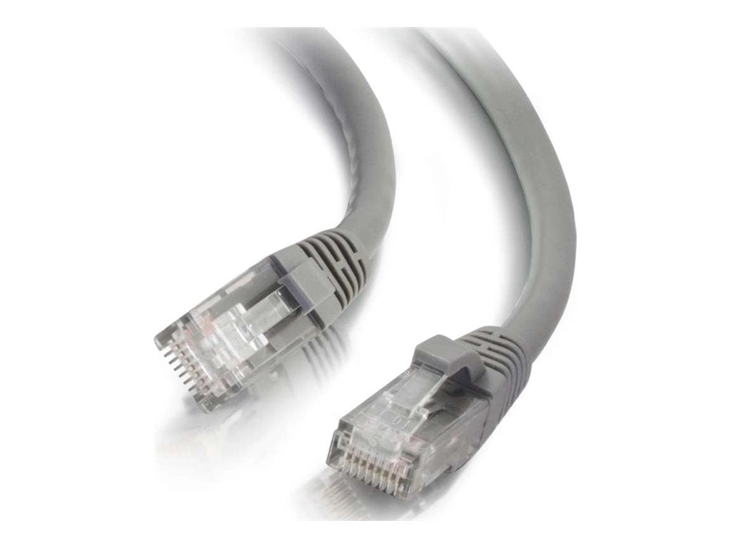 Quiktron Q Series - Patch cable - RJ-45 (M) to RJ-45 (M) - 3 ft - CAT 6a - booted, molded, snagless, stranded - gray 576-A00-003