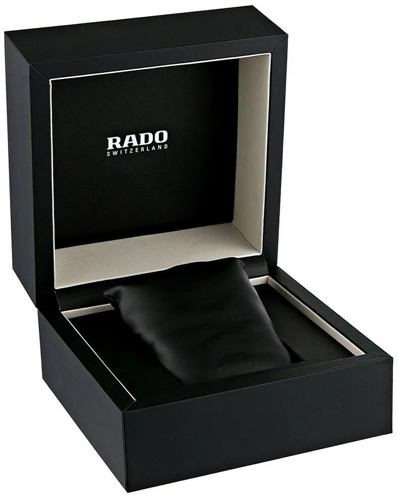 Rado HyperChrome Stainless Steel and Ceramos R32188112 Mens Watch Calendar Silver Dial Quartz