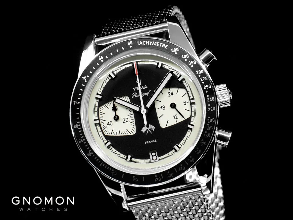 Rallygraf Meca-Quartz Chronograph Reverse Panda - Bracelet