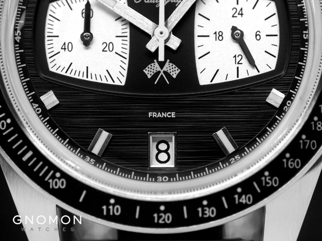 Rallygraf Meca-Quartz II Reverse Panda - Leather