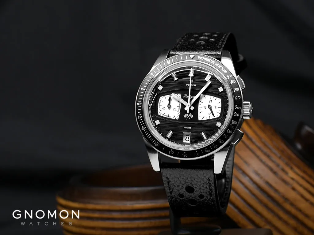 Rallygraf Meca-Quartz II Reverse Panda - Leather