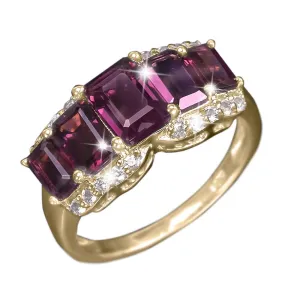 Rhodolite Renaissance Ring