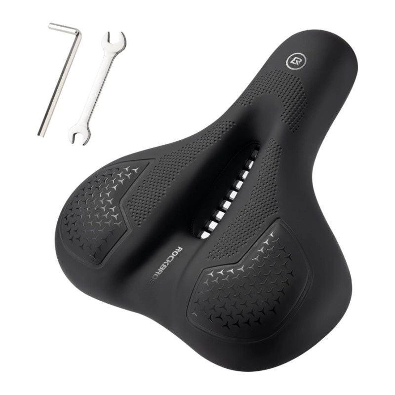 ROCKBROS Comfort Gel Bike Seat Breathable Waterproof Saddle Cruiser/Mountain/Fat Bikes