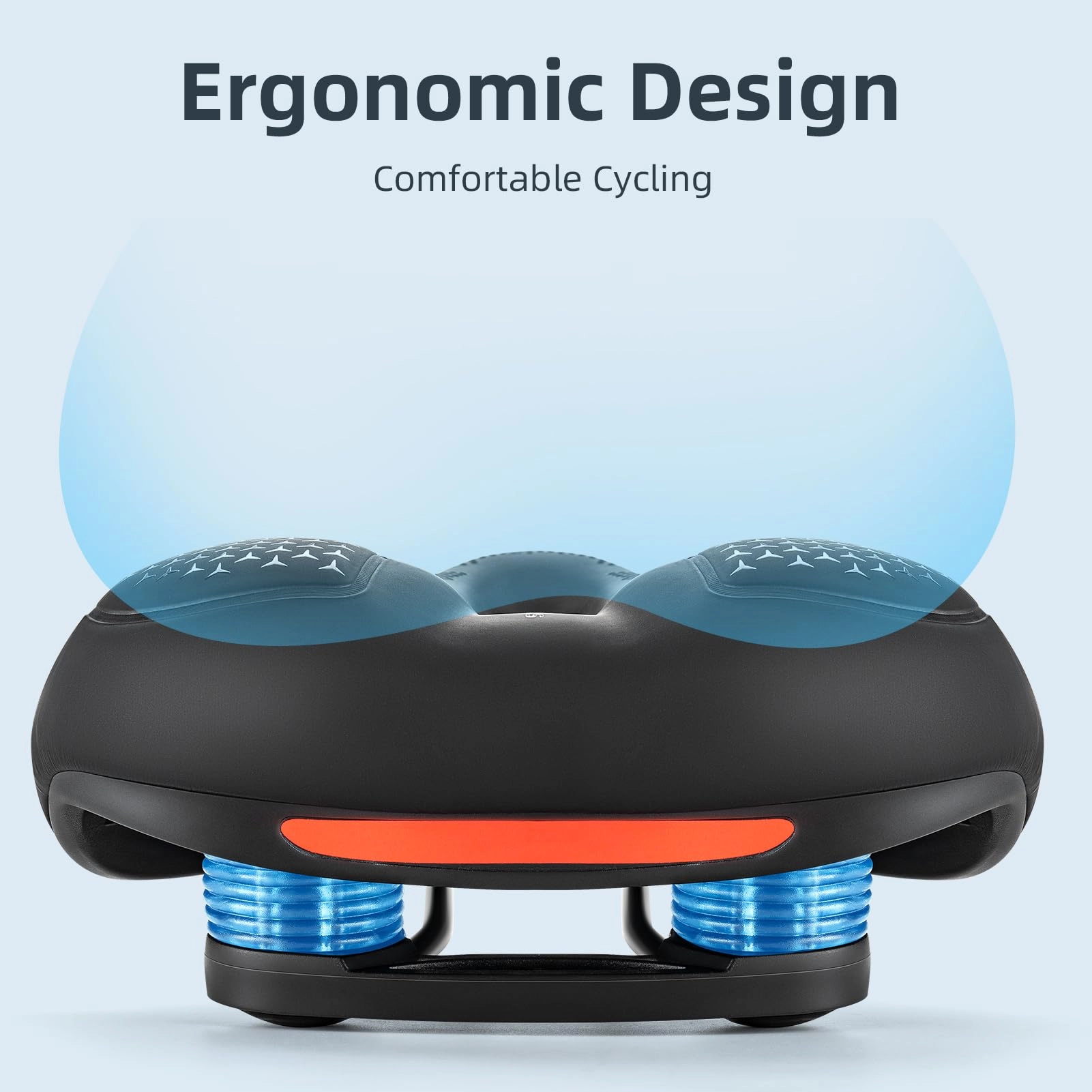 ROCKBROS Comfort Gel Bike Seat Breathable Waterproof Saddle Cruiser/Mountain/Fat Bikes