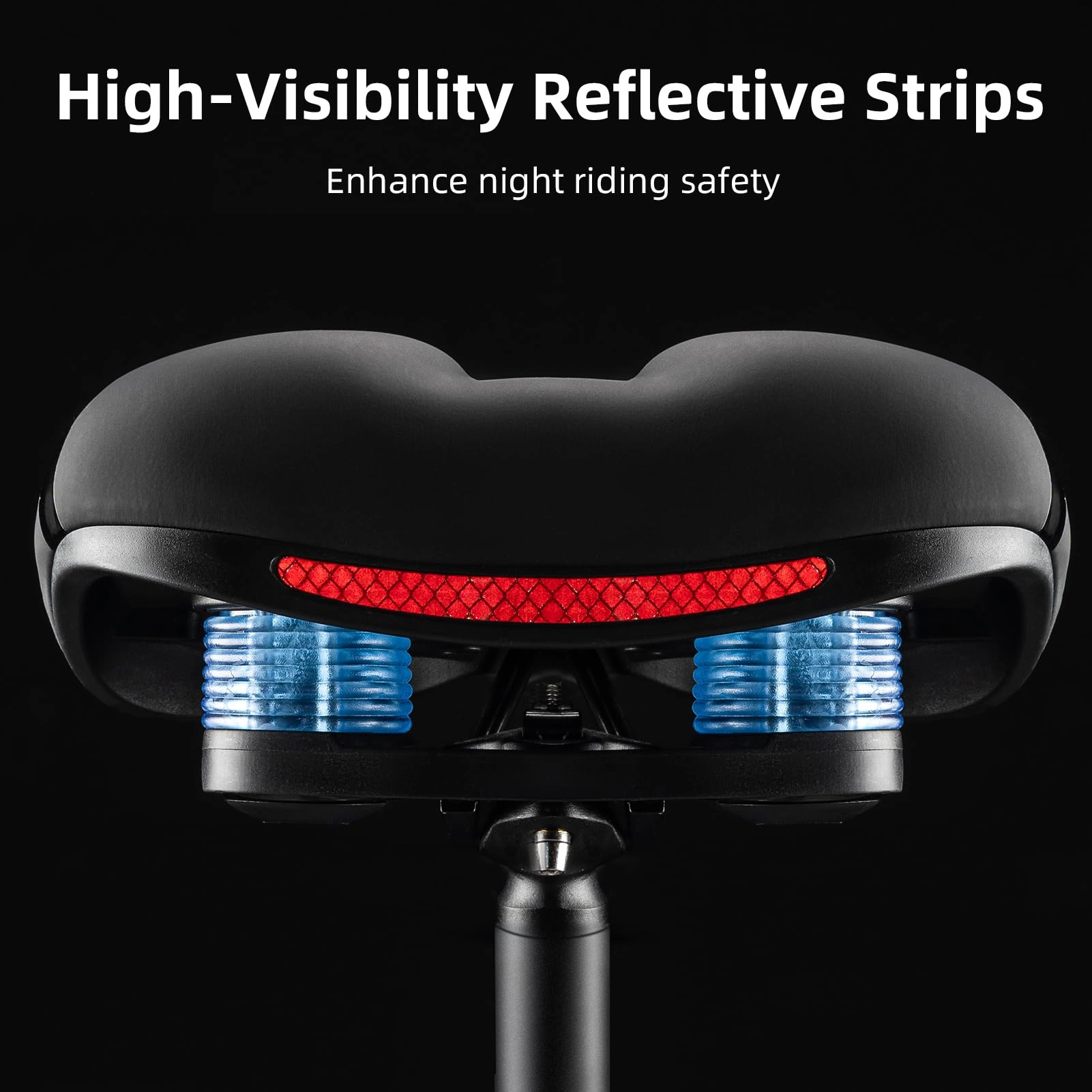 ROCKBROS Comfort Gel Bike Seat Breathable Waterproof Saddle Cruiser/Mountain/Fat Bikes
