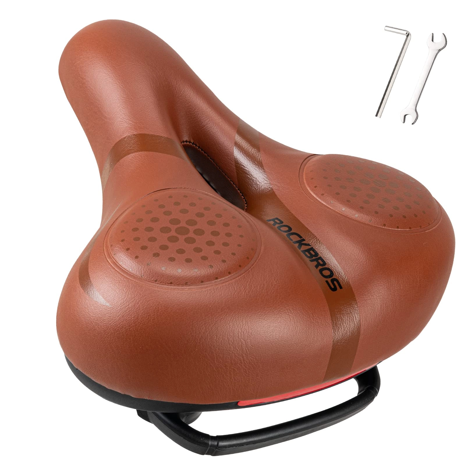 ROCKBROS Comfort Gel Bike Seat Breathable Waterproof Saddle Cruiser/Mountain/Fat Bikes