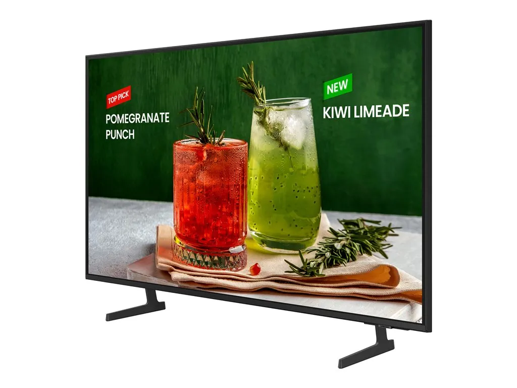 Samsung BE43D-H - 43 Diagonal Class BED-H Series LED-backlit LCD TV - Crystal UHD - digital signage - Smart TV - Tizen OS - 4K