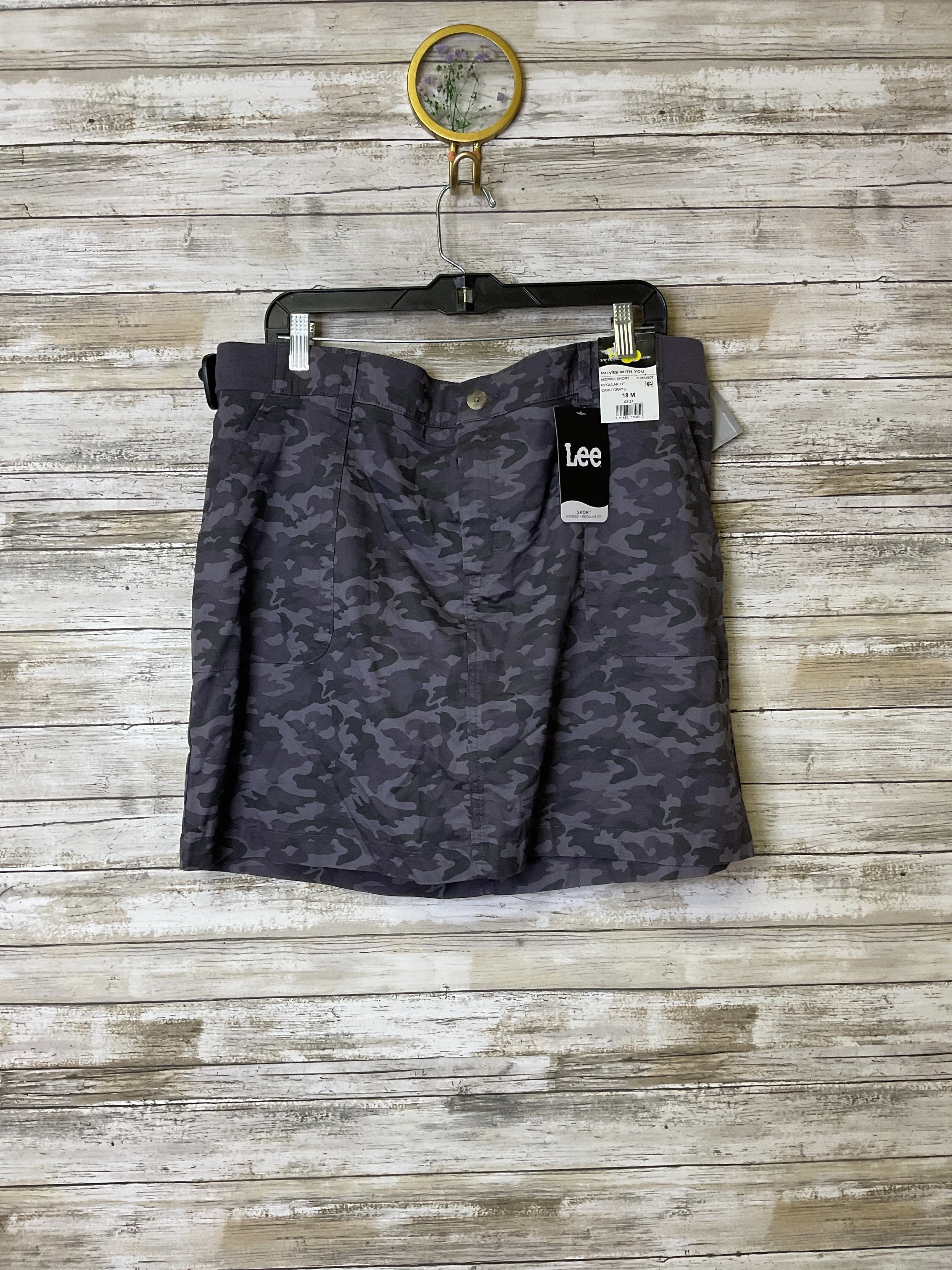 Skort By Lee In Camouflage Print, Size:18