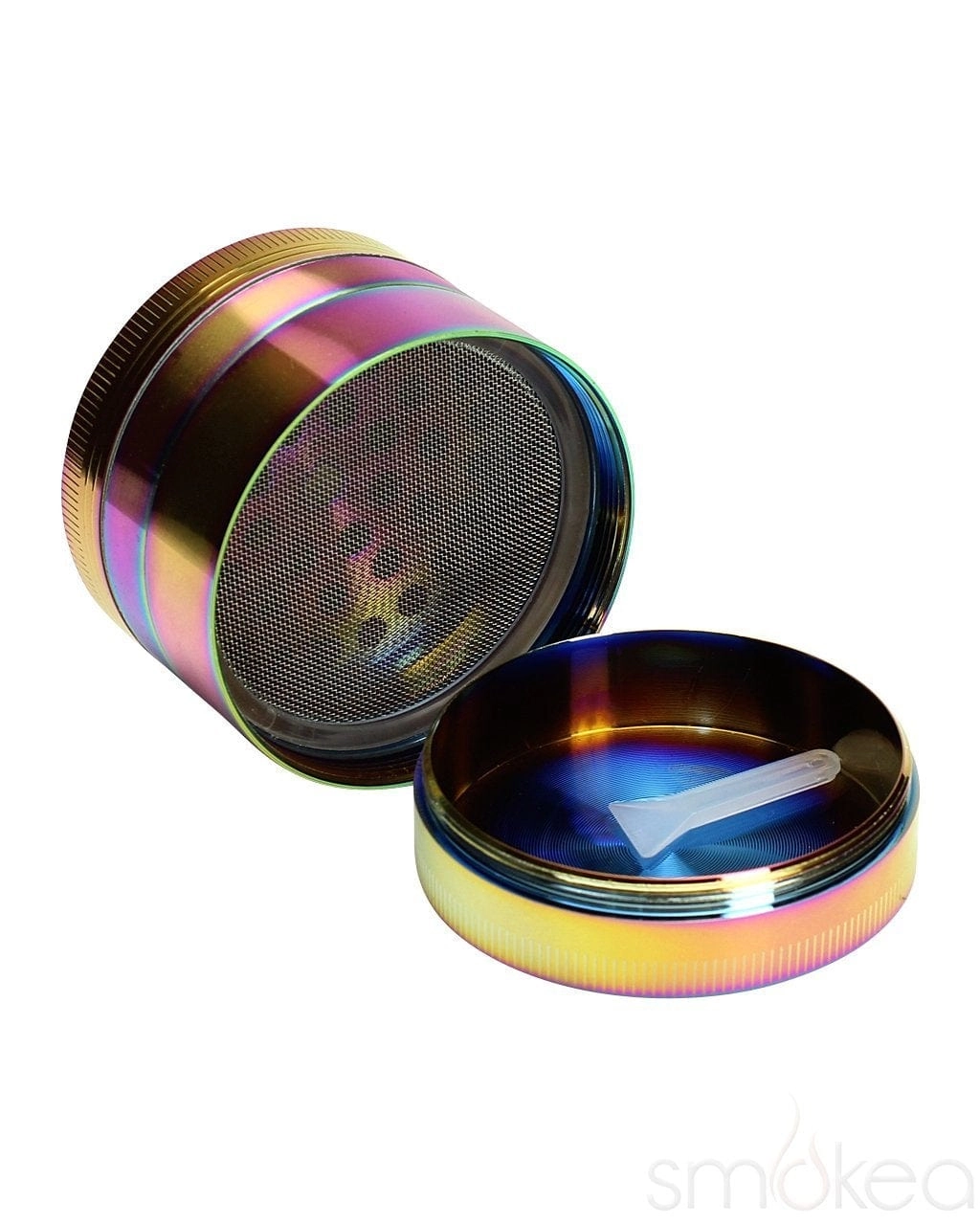 SMOKEA 2.2" 4pc Rainbow Metallic Grinder