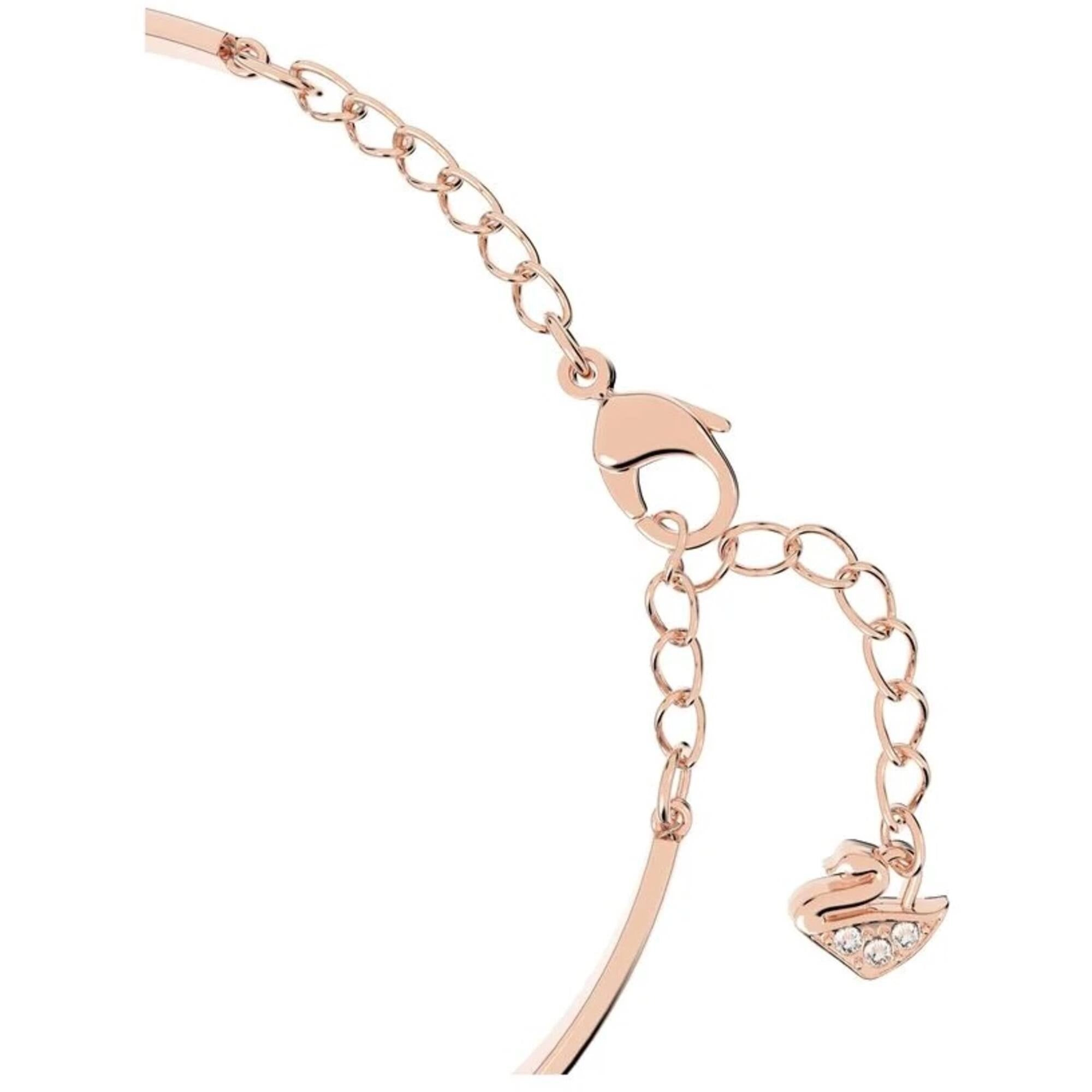 Swarovski Women's Bangle Bracelet - Swarovski Symbolic Duo Moon Rose Gold | 5429729