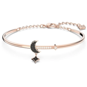 Swarovski Women's Bangle Bracelet - Swarovski Symbolic Duo Moon Rose Gold | 5429729