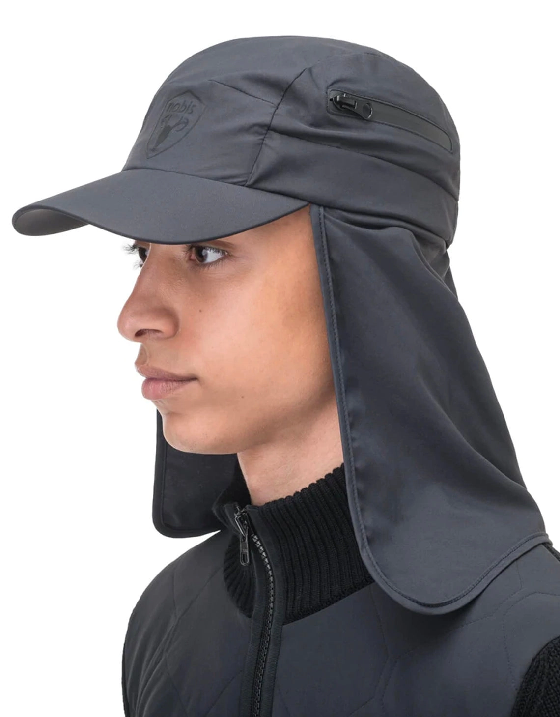 TAL UNISEX 3-IN-1 CAP BLACK