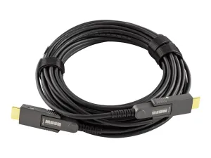 TechLogix MOFO - HDMI cable - HDMI male detachable to HDMI male detachable - 164 ft - hybrid copper/fiber optic - plenum, 8K60Hz MOFO-HD21D-50