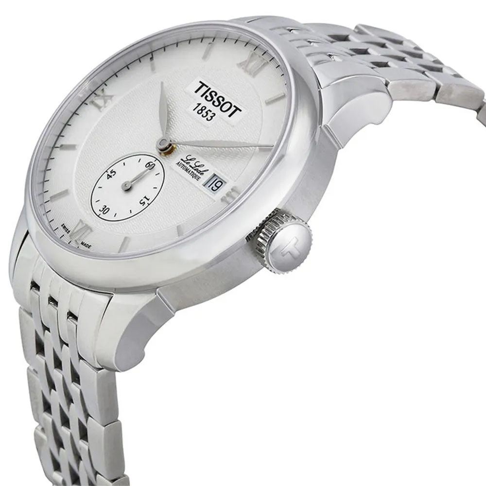 Tissot Le Locle Stainless Steel Automatic Silver Dial Date Mens Watch T0064281103801