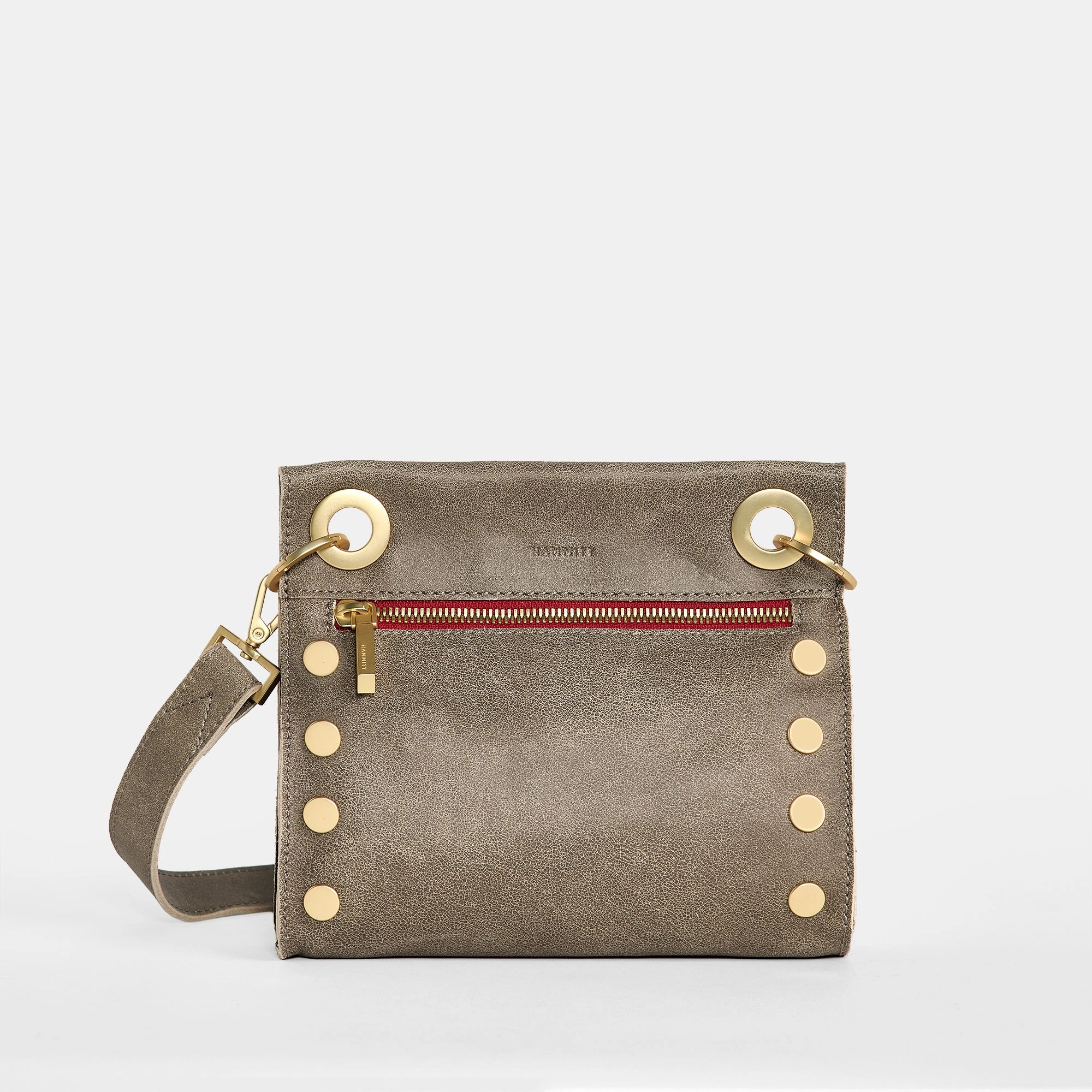 Tony | Pewter/Brushed Gold Red Zip | Sml