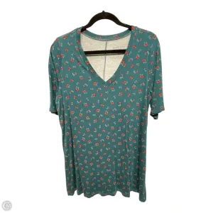 Top Short Sleeve By Torrid In Teal, Size: L