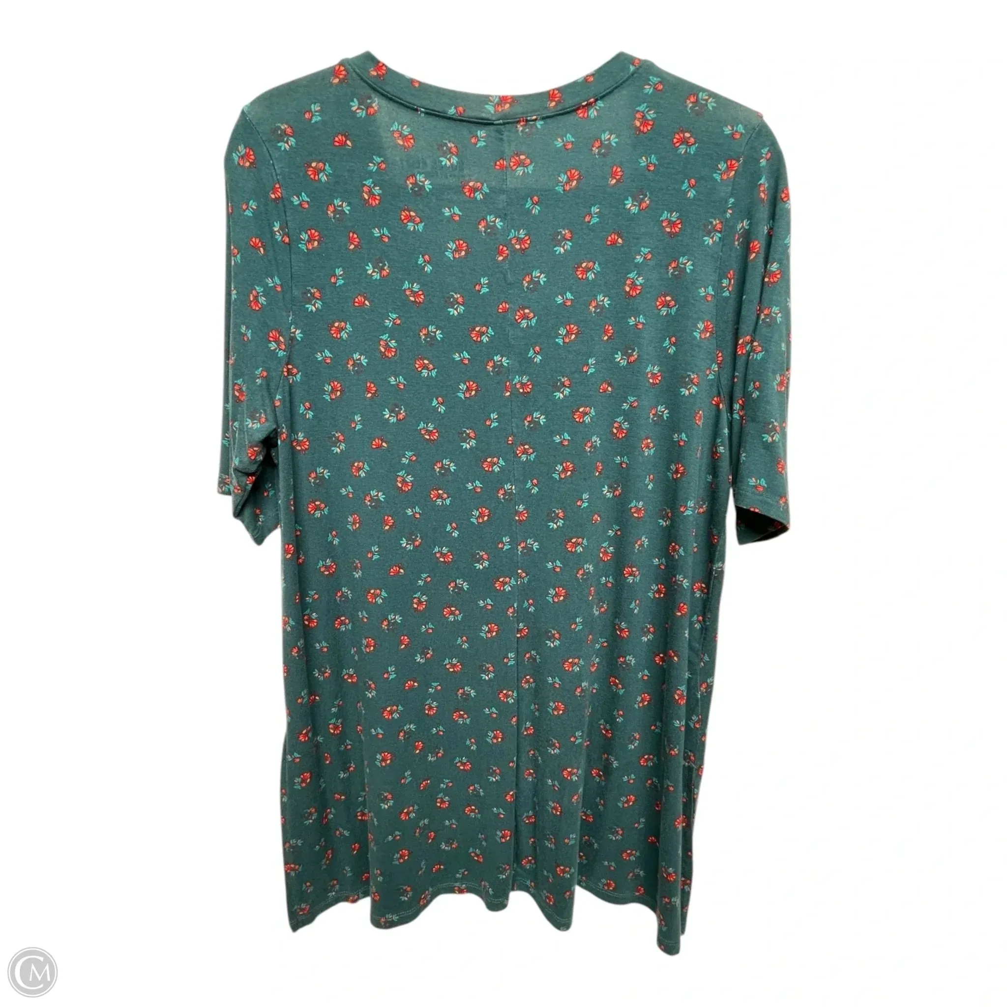 Top Short Sleeve By Torrid In Teal, Size: L
