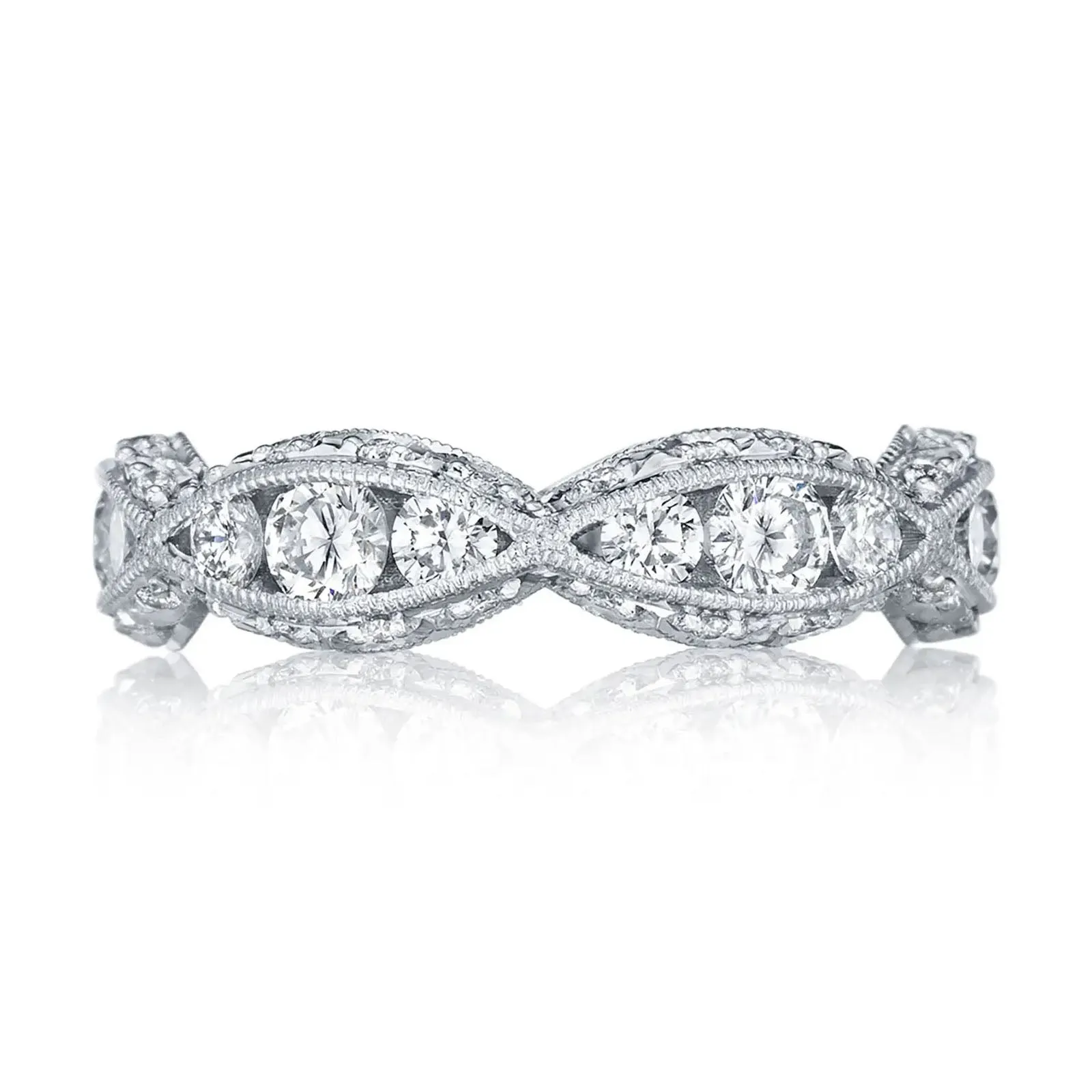 Twist with Diamond Accent Band