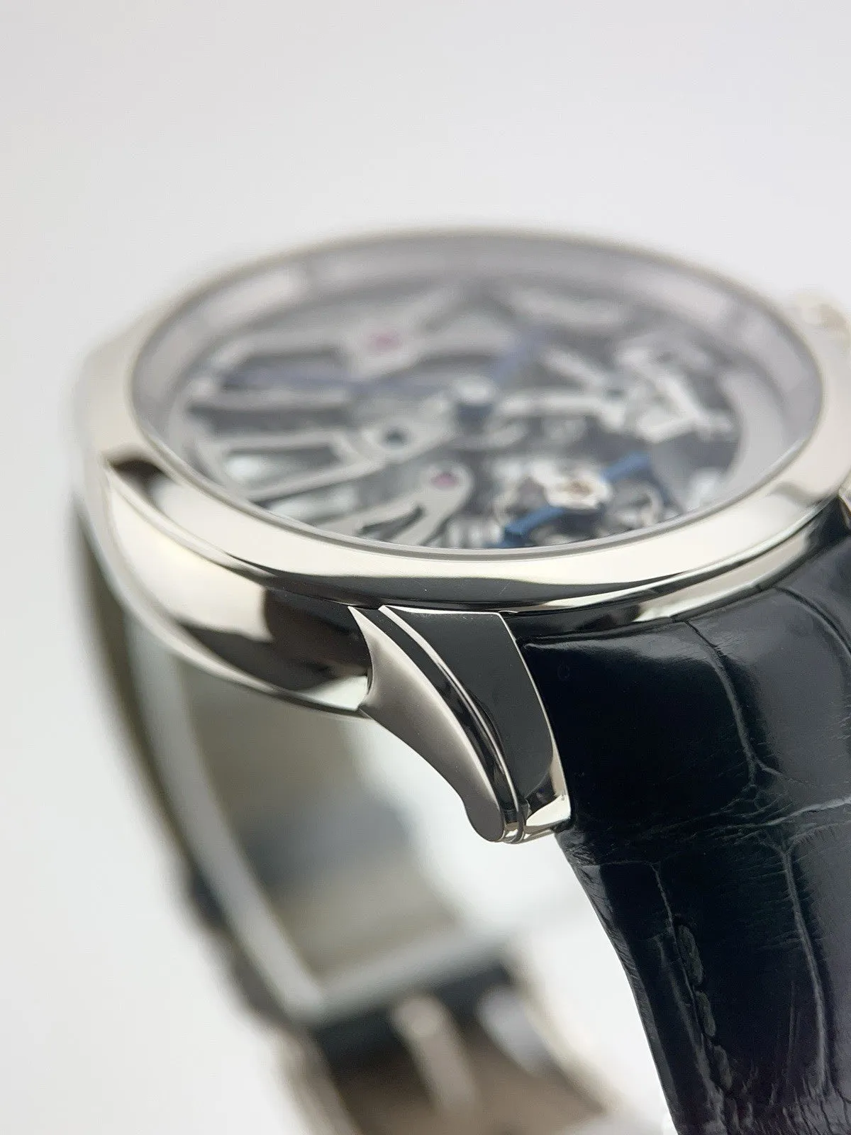 Ulysse Nardin Classic 18k White Gold Skeleton Dial 44mm Men’s Watch 1700-129