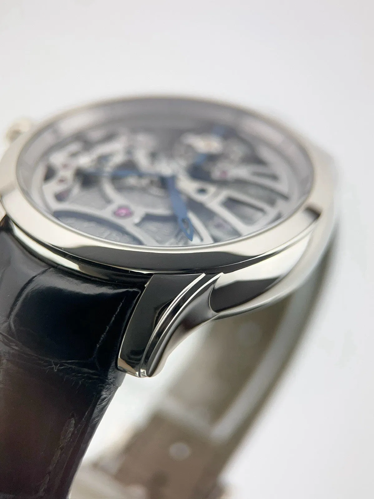 Ulysse Nardin Classic 18k White Gold Skeleton Dial 44mm Men’s Watch 1700-129