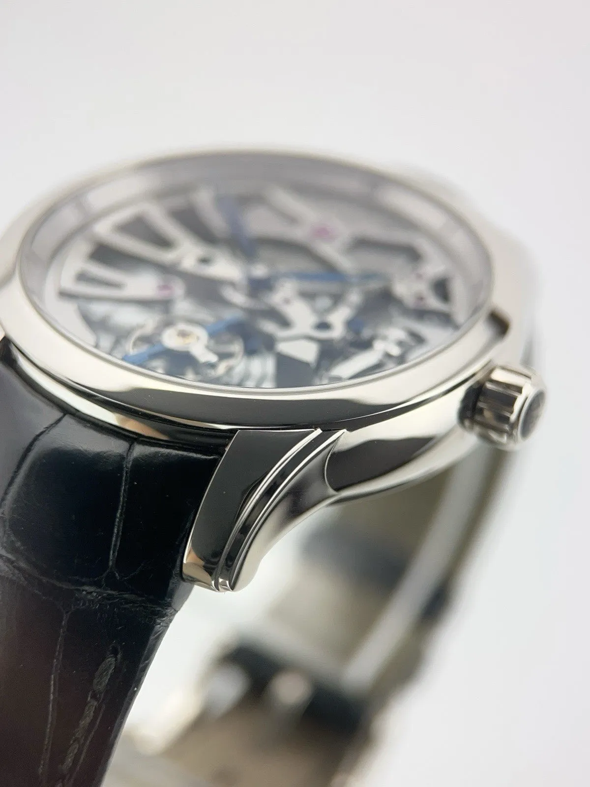 Ulysse Nardin Classic 18k White Gold Skeleton Dial 44mm Men’s Watch 1700-129