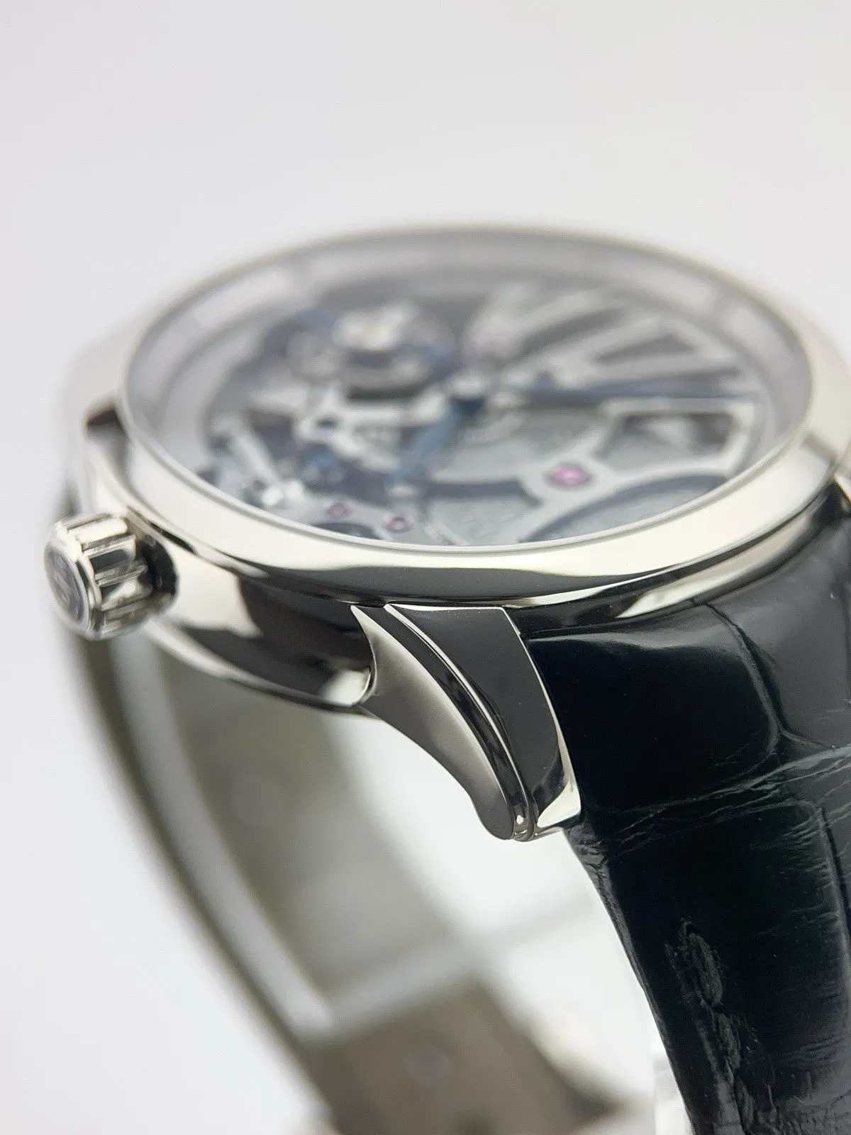 Ulysse Nardin Classic 18k White Gold Skeleton Dial 44mm Men’s Watch 1700-129