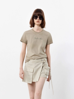 Washed Detail Cotton T-shirt
