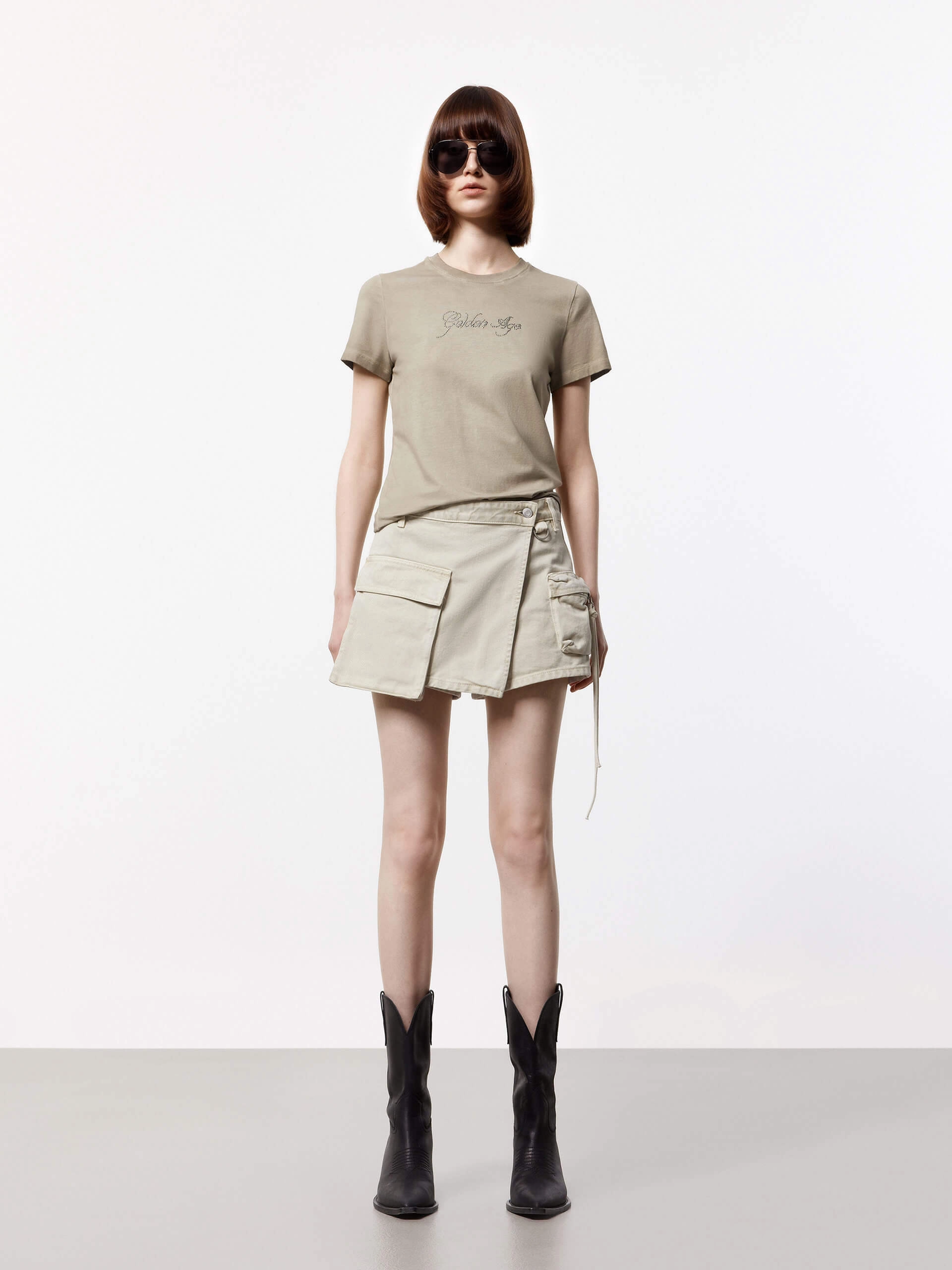 Washed Detail Cotton T-shirt