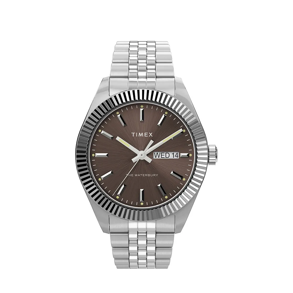 Waterbury Legacy Day-Date 41mm Stainless Steel Band