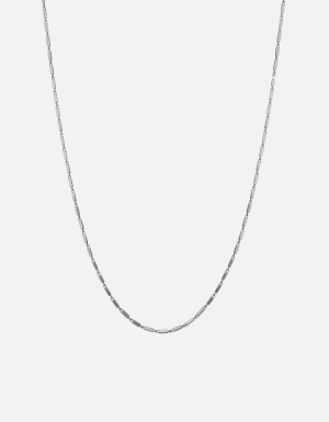Wes Chain Necklace, Sterling Silver