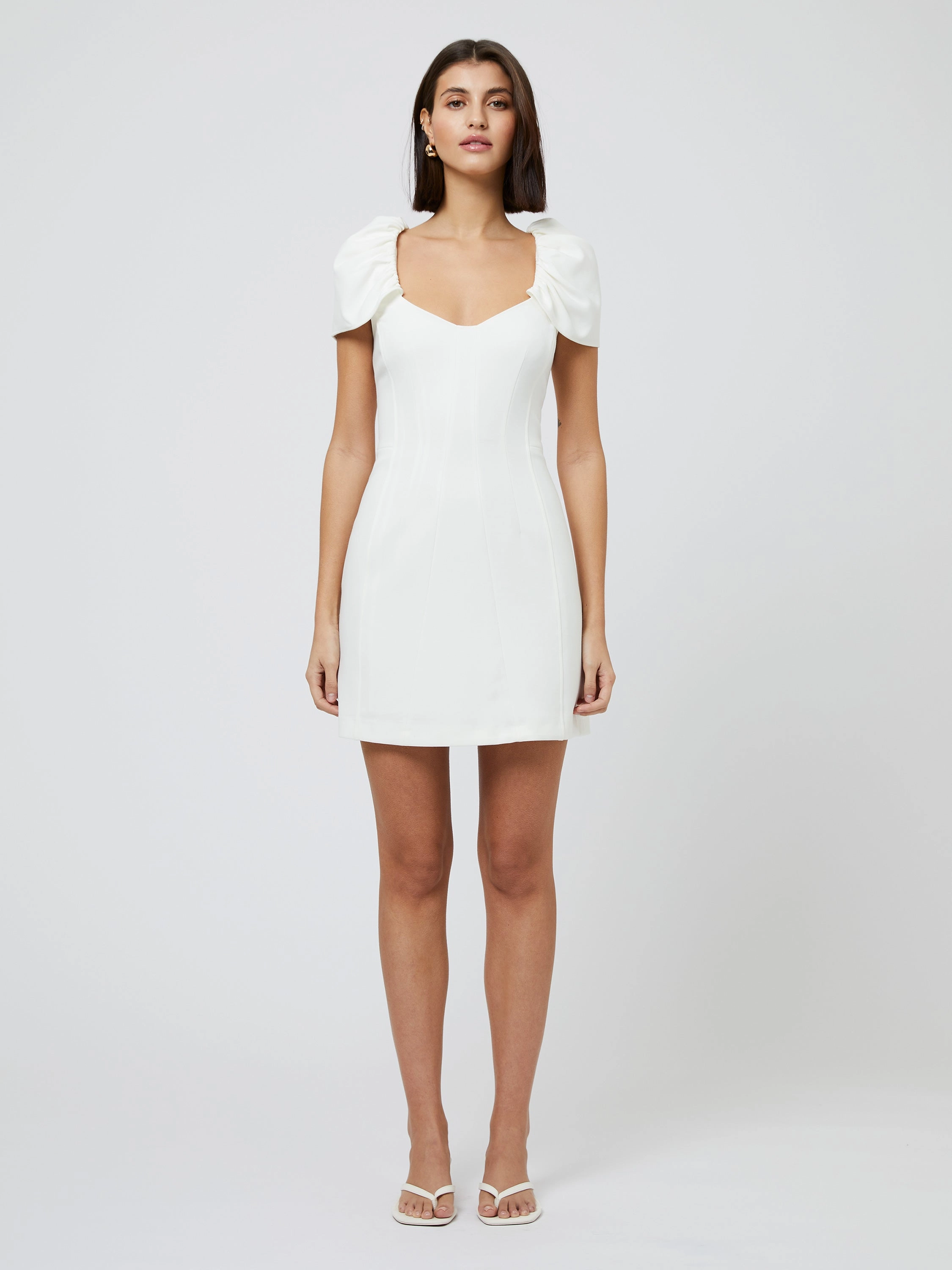 Whisper Gathered Sleeve Dress
