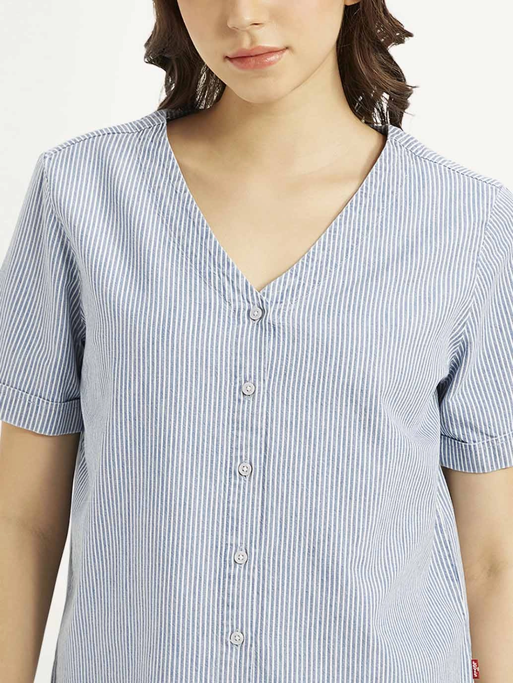 Women's Striped Regular Fit Shirt