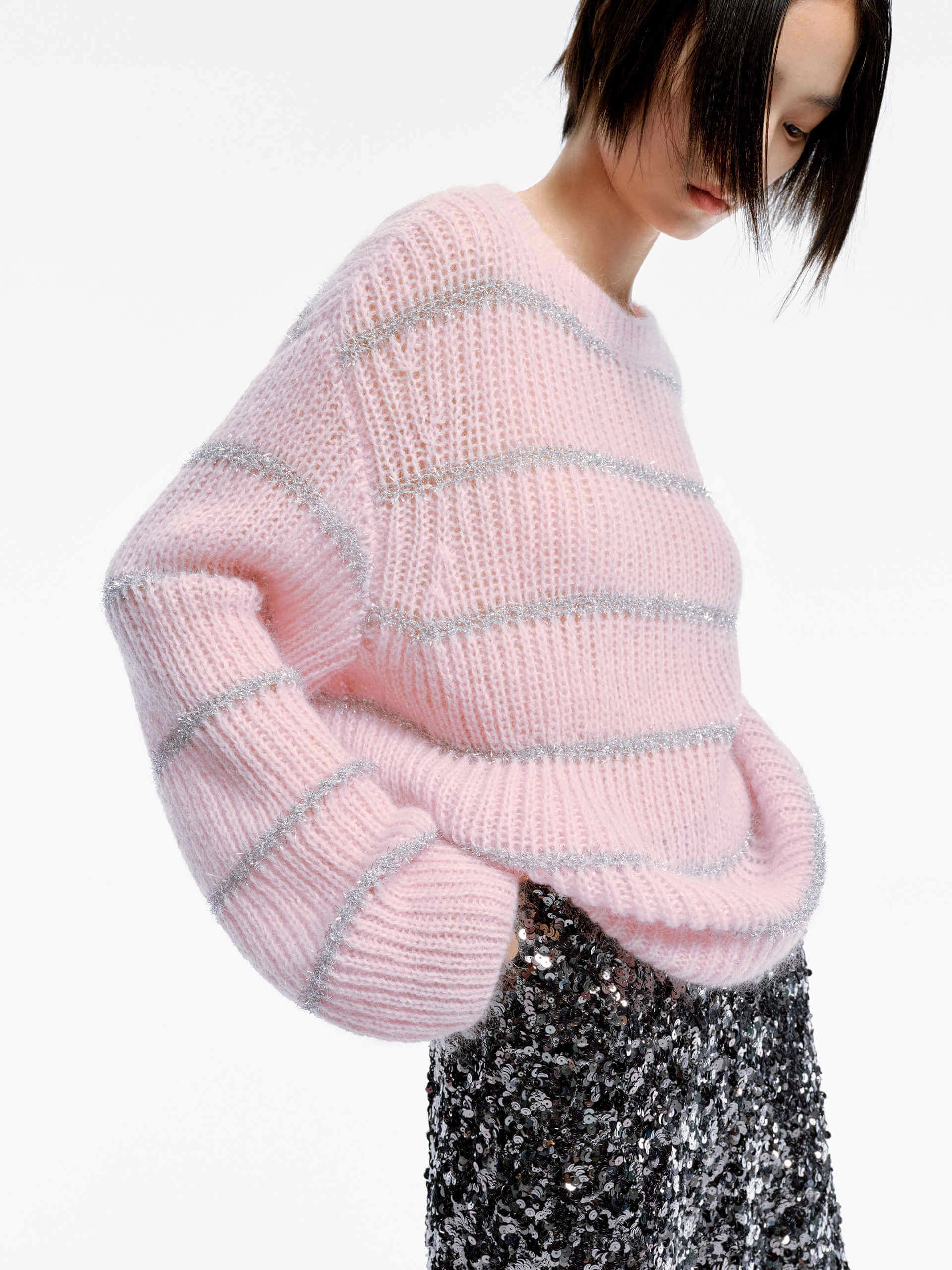 Wool Blend Loose Sweater